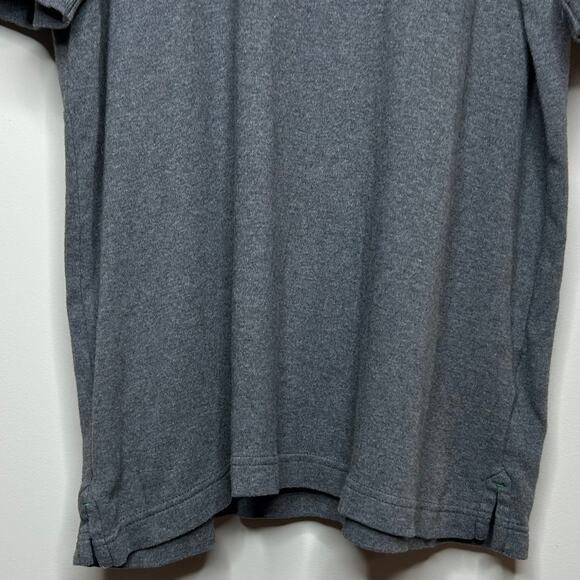 Tommy Hilfiger Gray Polo Shirt Size L Short Sleeves Custom Fit - Picture 3 of 8